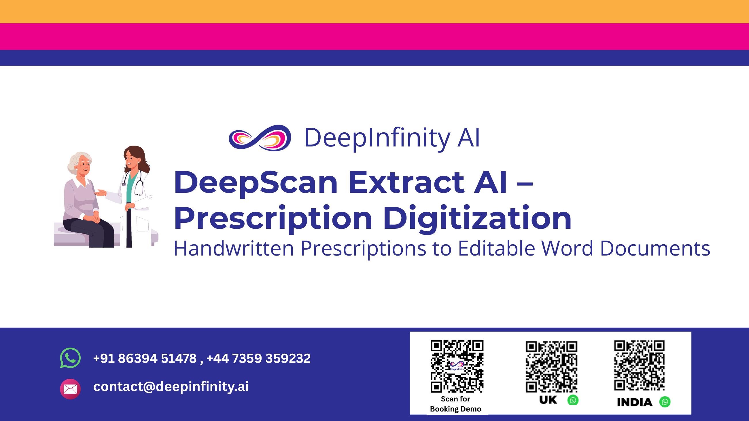 DeepScanExtract Prescription Extraction preview